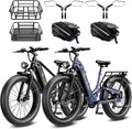 Jasion Thunder PRO/ST Electric Bike,2000W Peak Ebikes for Adults,26''Fat Tire Best Ebike for Men,90 Miles with 1040Wh Battery,35 MPH Max Speed Bicycles,500 lbs Capacity,Certified By UL2849