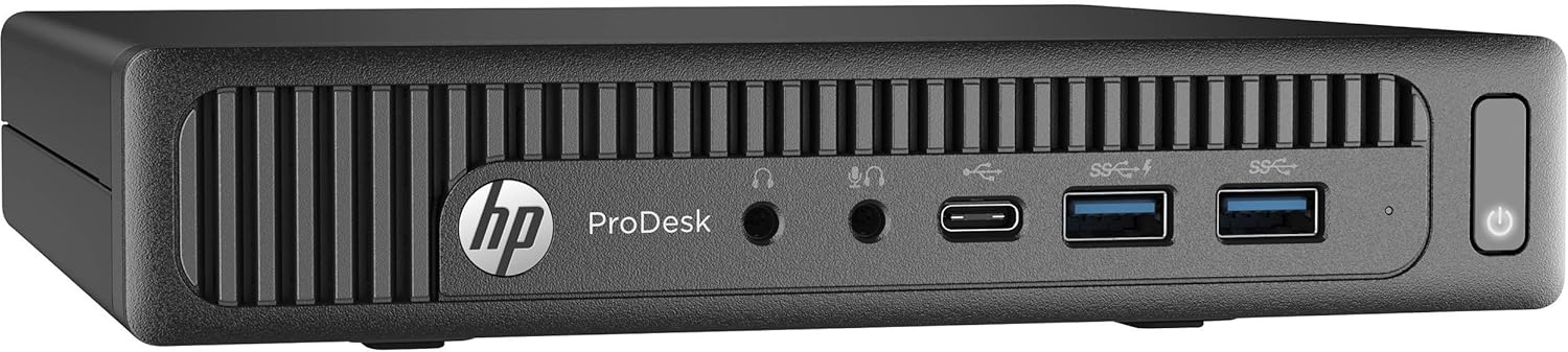 HP 600 G2 Micro Computer Mini Tower PC (Intel Quad Core i5-6500T, 16GB DDR4 RAM, 256GB SSD, Win 11 Pro (Renewed)