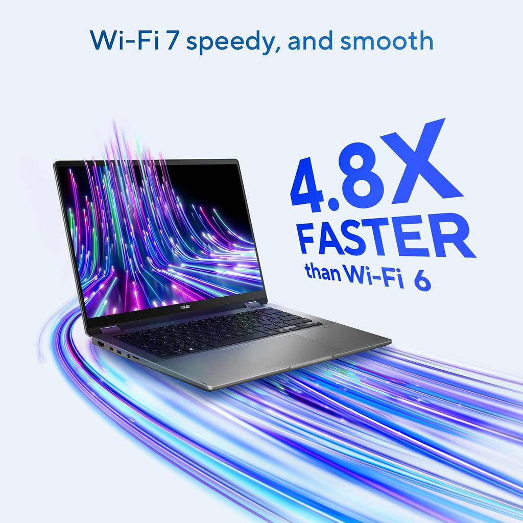 ASUS Vivobook 16 Flip Laptop (2026), Copilot+ PC, 16' 16:10 WUXGA OLED Touch Display, Intel® Core™ Ultra 7 256V Processor, Intel® Arc™ Graphics, 16GB RAM, 512GB SSD, WiFi 7, Windows 11 Home