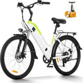 ZNH Electric Bike for Adults with 1000W Motor & 624/940.8 Wh Built-in Removable Battery, 70Miles 25 MPH Step Thru Electric Bicycle, 24'/26' Commuter E Bikes with 7-Speed, UL 2849 Certified