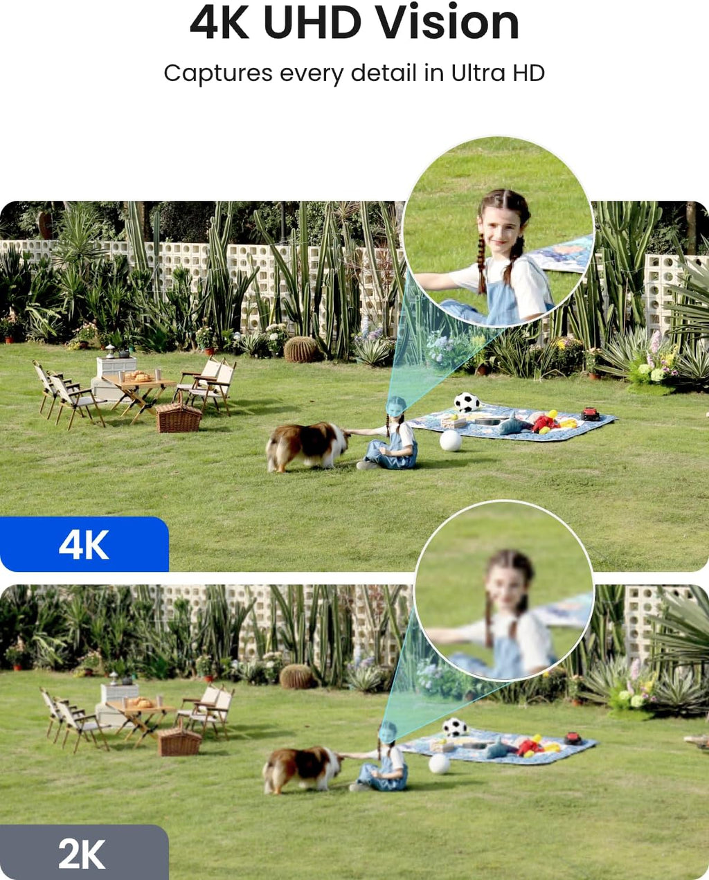 REOLINK Argus 4 Pro 4K Solar Camera Outdoor Wireless, 180° Dual-Lens 8MP Camera for Home Security, ColorX Night Vision, Smart People/Vehicle/Animal Detection, No Subscription, Local Storage