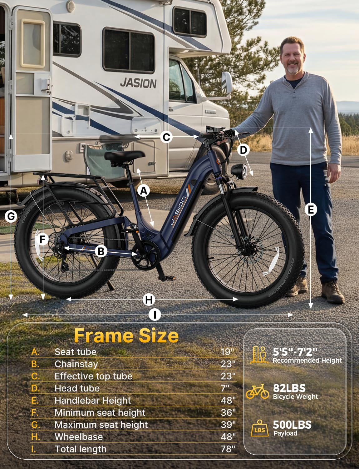Jasion Thunder PRO/ST Electric Bike,2000W Peak Ebikes for Adults,26''Fat Tire Best Ebike for Men,90 Miles with 1040Wh Battery,35 MPH Max Speed Bicycles,500 lbs Capacity,Certified By UL2849