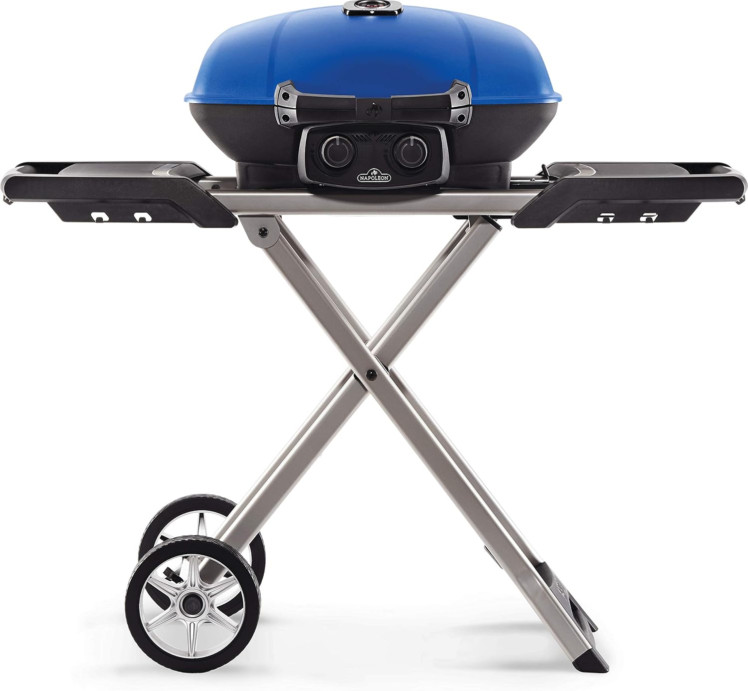 Napoleon TQ285XBL1 Propane Gas Grill, 285 sq. in (Scissor Cart), Blue