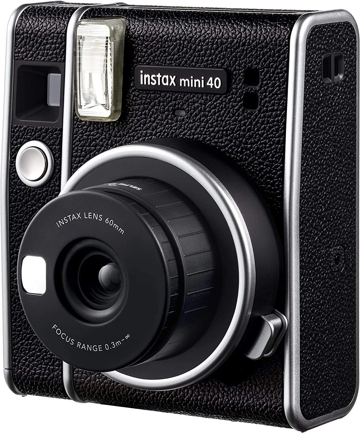 Fujifilm Instax Mini 40 Instant Film Camera with Built-in Selfie Lens, Auto Exposure, Auto Shutter Speed, Easy to Use, Stylish and Classic Design Polaroid Cameras for Pro or Beginners (Renewed)