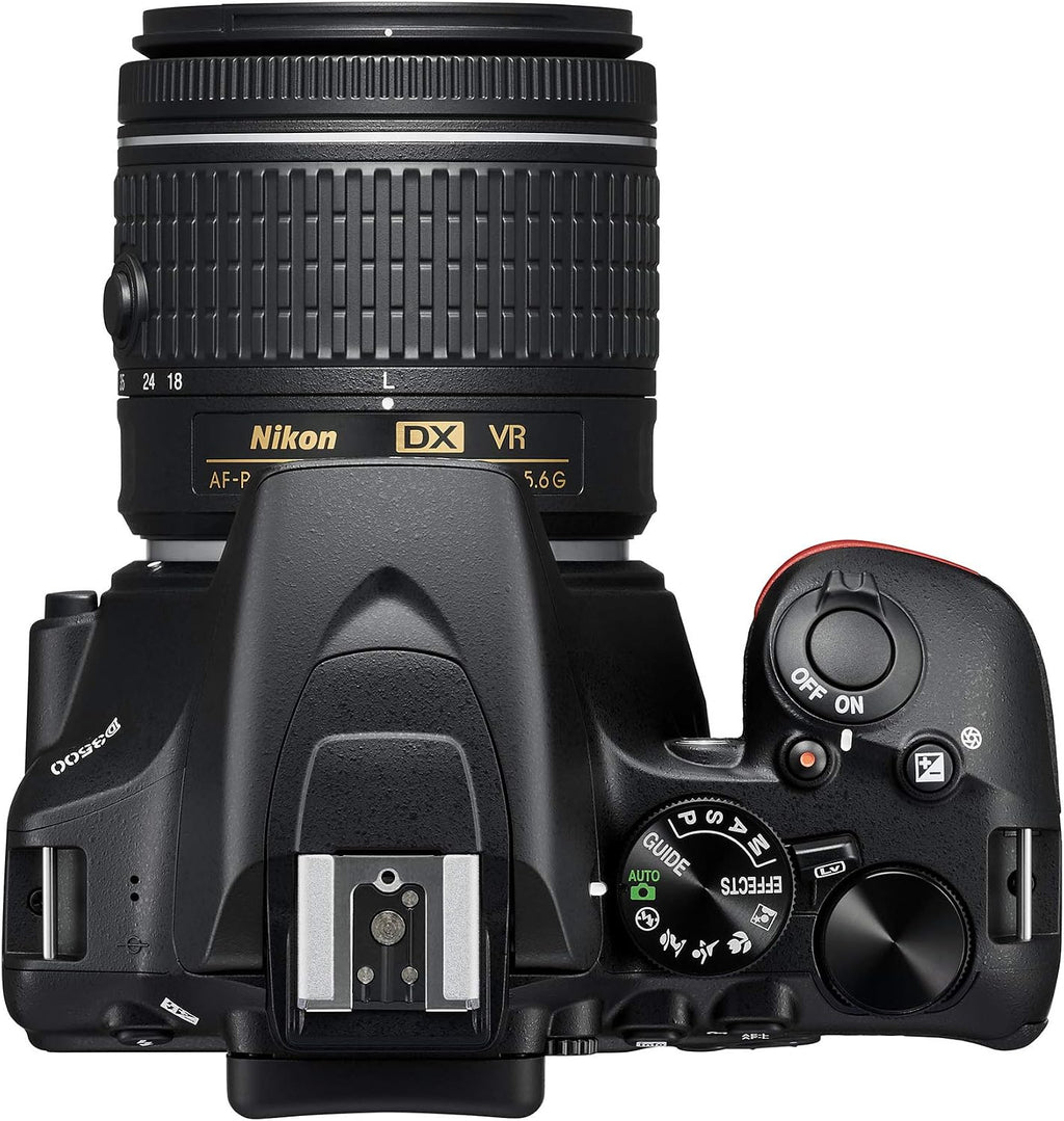 Nikon D3500 24.2MP DSLR Camera with AF-P DX NIKKOR 18-55mm f/3.5-5.6G VR Lens (1590B) – (Renewed)
