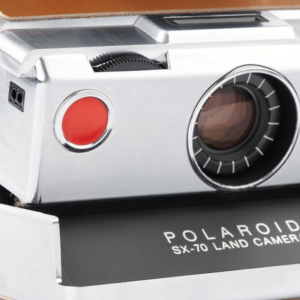 Polaroid SX-70 Land Camera Model 1 – Refurbished Silver & Black Folding SLR | Vintage Instant Camera for SX-70 Film (Renewed)