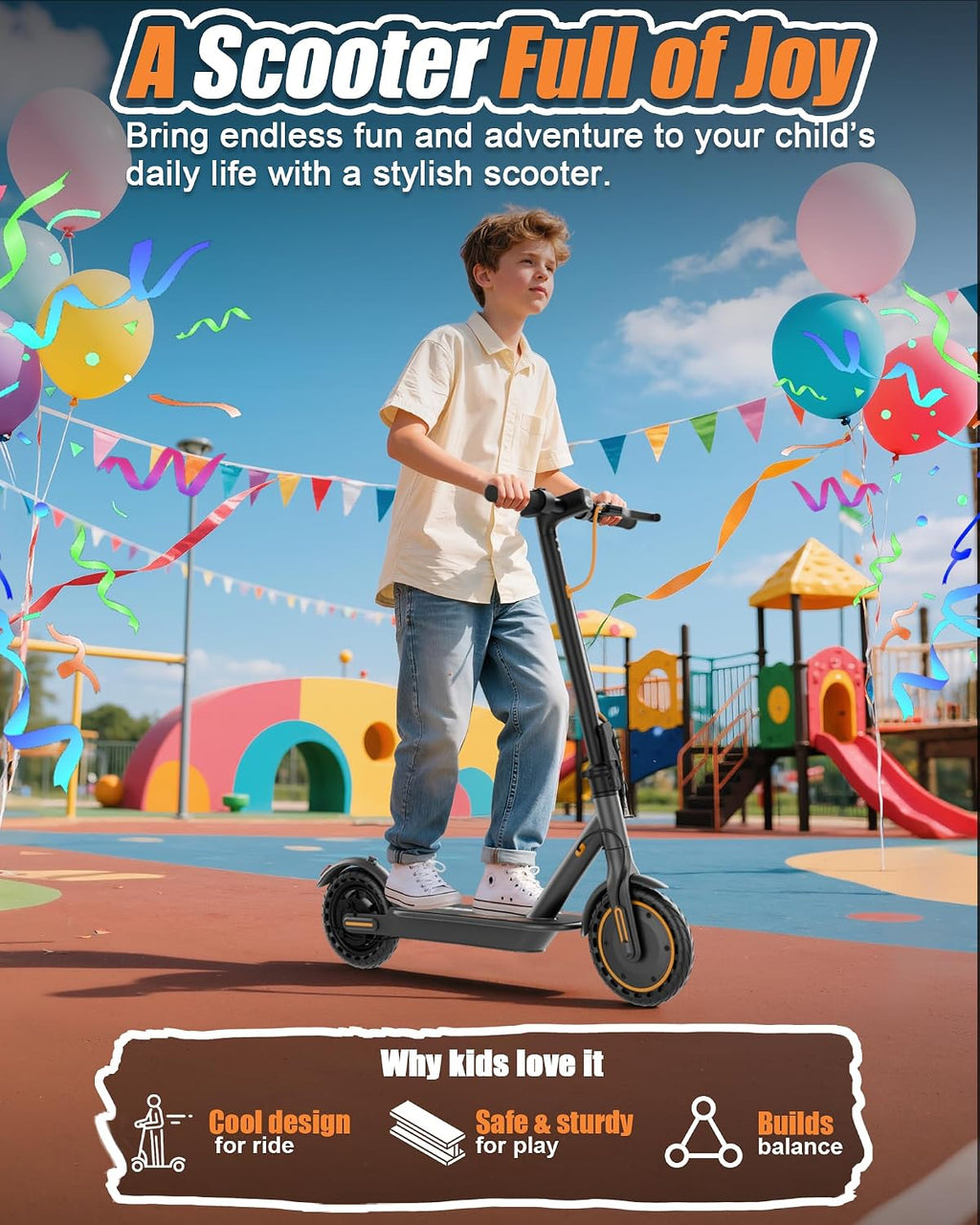 Maxshot Electric Scooter, 8.5' /10' /14' Tire, 16/19/22 Mph Top Speed, 12/16/21/27/28/49/50 Miles Long Range, Folding Escooter for Adults and Kids with Seat Bag, Dual Braking, Dual Suspension, App