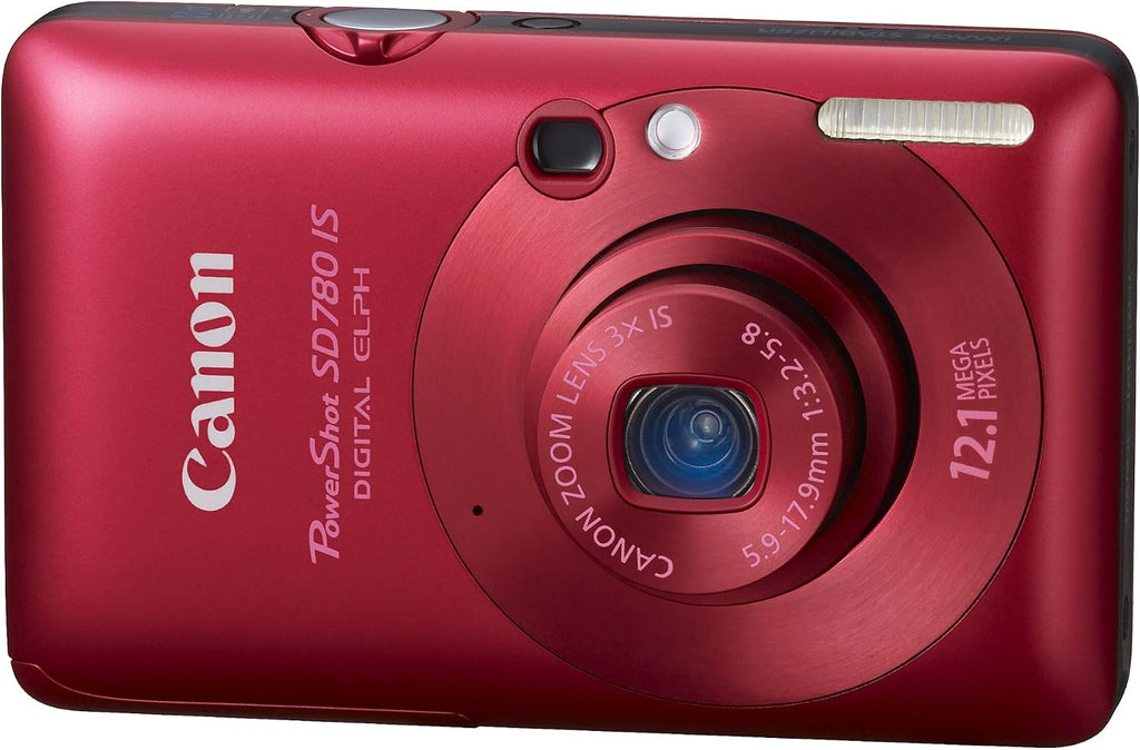 Canon PowerShot SD780IS 12.1 MP Digital Camera with 3x Optical Image Stabilized Zoom and 2.5-inch LCD (Deep Red)