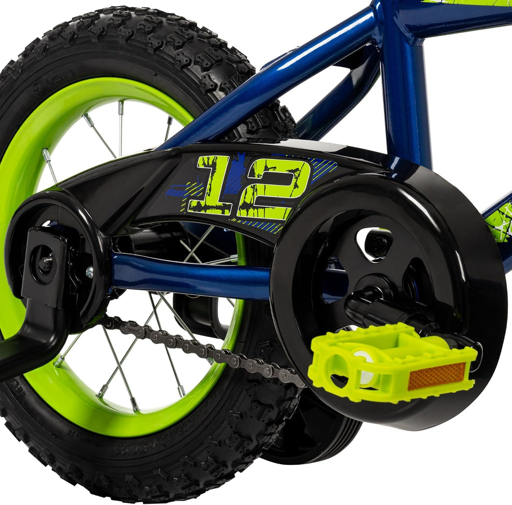 Huffy Upshot 12/16/20 Inch Boy's Bike for Kids, Multiple Color Options Available, Removable Training Wheels, BMX Design, Designed for Growth, Durable Construction, EZ Build Assembly