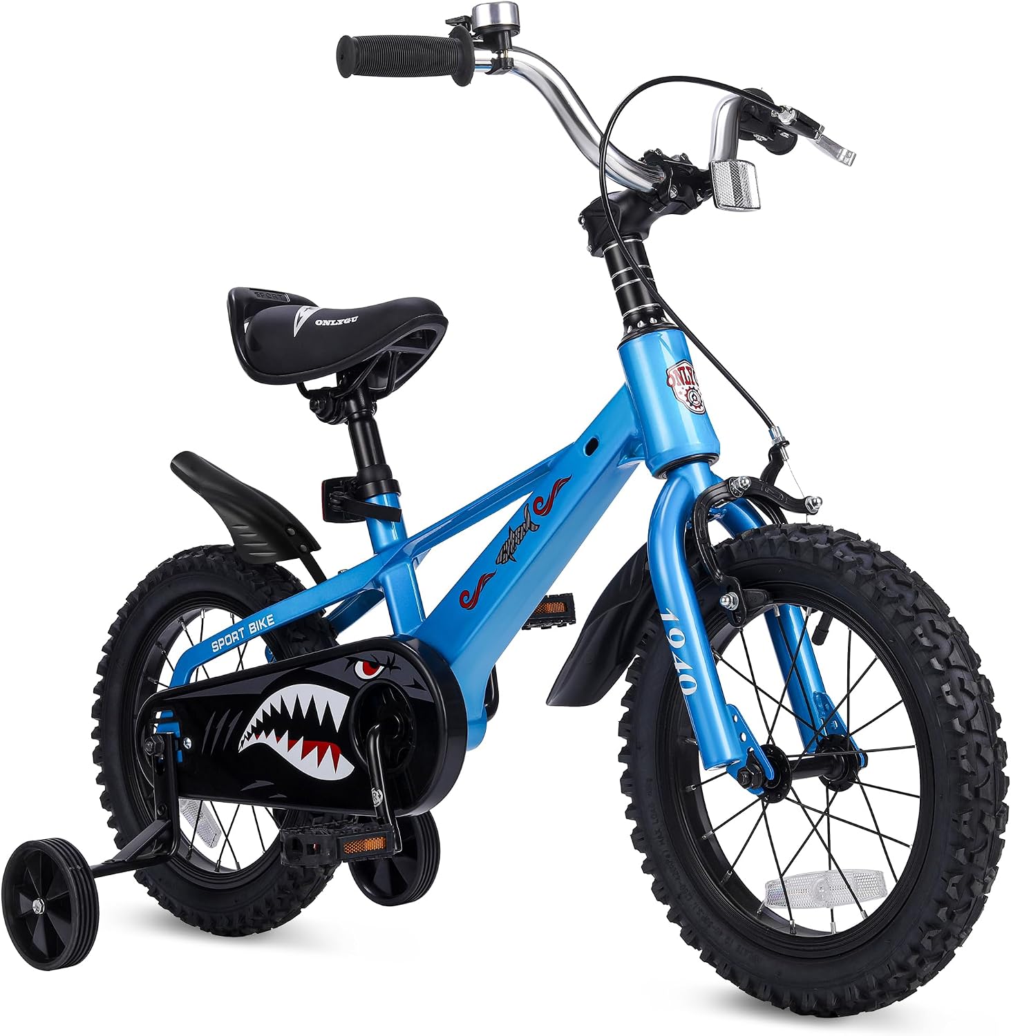 Kids Bike for Boys Ages 3-7, 14-16 Inch Bicycle with Training Wheels, Easy to Assemble, Safe Ride, Vibrant Colors, for Beginner Riders