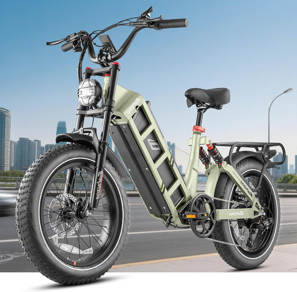 eAhora Juliet Pro 2/Juliet 2/Juliet Electric Bike for Adults 43Mph Peak 5400W/1700W/1200W Dual Motor Ebike 60V-52V 70Ah-60Ah 200+Miles Long Range Fat Tire Full Suspension Mountain Bike, E Bike