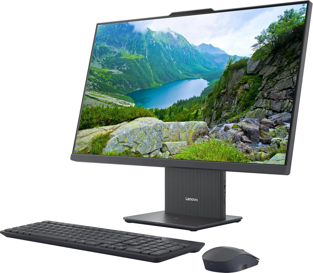 Lenovo IdeaCentre All-in-One Desktop Computer, 24' FHD Display, 6-core AMD Ryzen 5 7535HS, 64GB DDR5, 4TB SSD, Wi-Fi 6, HDMI in&Out, Wireless KB&Mouse, Windows 11 Home