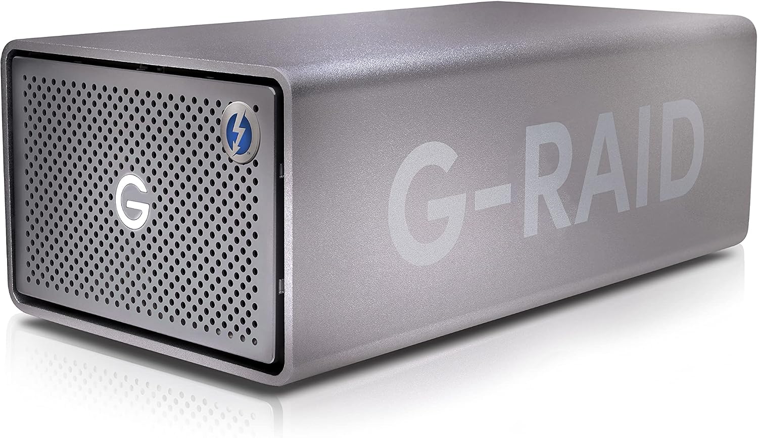 SanDisk Professional 36TB G-RAID 2 - Enterprise-Class 2-Bay Desktop Drive, 7200RPM Ultrastar drive inside, Thunderbolt 3, USB-C, HDMI Port, Hardware RAID - SDPH62H-036T-NBAAD