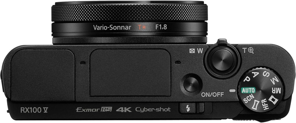 Sony Cyber-Shot DSC-RX100 V 20.1 MP Digital Still Camera with 3' OLED, flip Screen, WiFi, and 1' Sensor DSCRX100M5/B