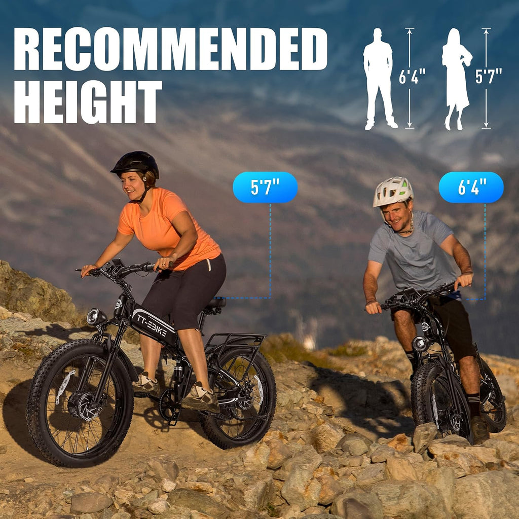 9000W Dual Motor Electric Bike for Adults 42MPH with 60V30A, 26x4 Fat Tire All Terrain Ebikes, Full Suspension E Bike, SHM 7-Speed Gear Electric Bicycle ebike-9000w (9000W60V30A 42MPH)