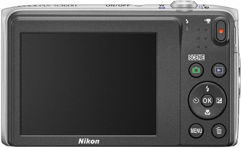 Nikon Digital Camera COOLPIX S3600 Silver S3600SL