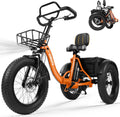 ESKUTE T300 Pro Electric Trike for Adults, 998.4Wh Long-Range Battery, 1200W Peak Motor, 20'x4.0' Fat Tires, Foldable 3-Wheel Butterfly Handlebar E-Bike with Storage Bags