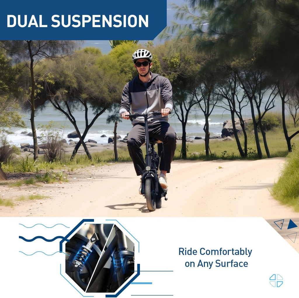 Hiboy Q2/U2 Adult Electric Scooter with Seat & Phone Holder – 500W Motor, 22mi Range, 14' Wheels, Dual Suspension, Neon Lights, Foldable for Commute, Flame