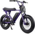 MACFOX X1S Electric Bike for Teens & Adults, UL Certified Class 2 Commuter Ebike, Street Legal Retro Fat Tire Cruiser, Safe 20MPH Campus Ride