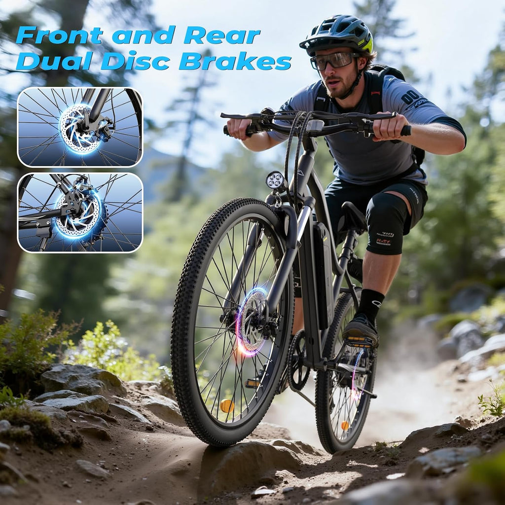Electric Bike - 750W/1000W/1500W Motor Electric Bicycle, 20MPH, 55/70/80 Miles, Removable Battery, Shock Absorber, 5 Speed E Bike, 26' Tire Commuter Electric Bicycle for Adults