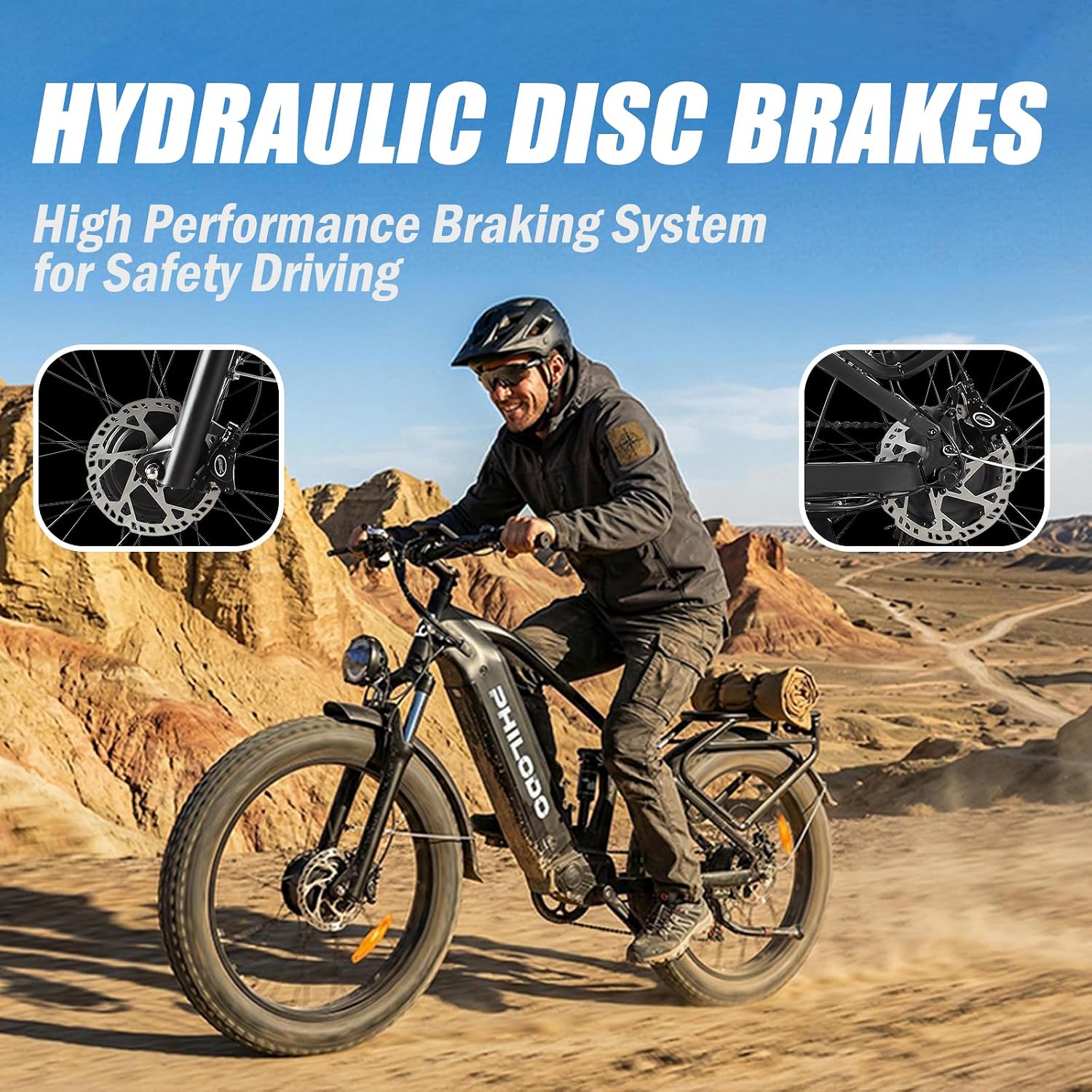 5000w Dual Motor E-Bike 60V Electric Bike for Adults,45 MiIe P-Hour Full Suspension Hydraulic Disc Brakes EBike,26/24x4 Fat Tires Mountain Bikes for All Terrain Snow/Sand