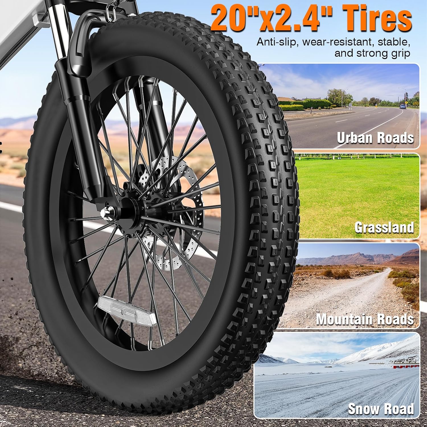 LELEKUAI Electric Bike for Adults, 1200W Peak Motor Commuter Ebike, 20-28MPH Speed, 32 Miles Range, Removable Waterproof Battery, Dual Disc Brakes Electric Bicycle, UL 2849 Certified