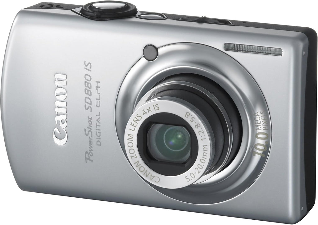 Canon PowerShot SD880IS 10MP Digital Camera with 4x Wide Angle Optical Image Stabilized Zoom (Silver)