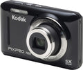 Kodak PIXPRO Friendly Zoom FZ53-BK 16MP Digital Camera with 5X Optical Zoom and 2.7' LCD Screen (Black)