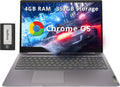 Lenovo Ideapad 3 15.6' FHD Chromebook, Intel Celeron N4500, 4GB RAM, 352GB Storage (64GB SSD+288GB Docking Station Set), ‎Intel UHD Graphics, Full Size Keyboard, Chrome OS, Artic Gray