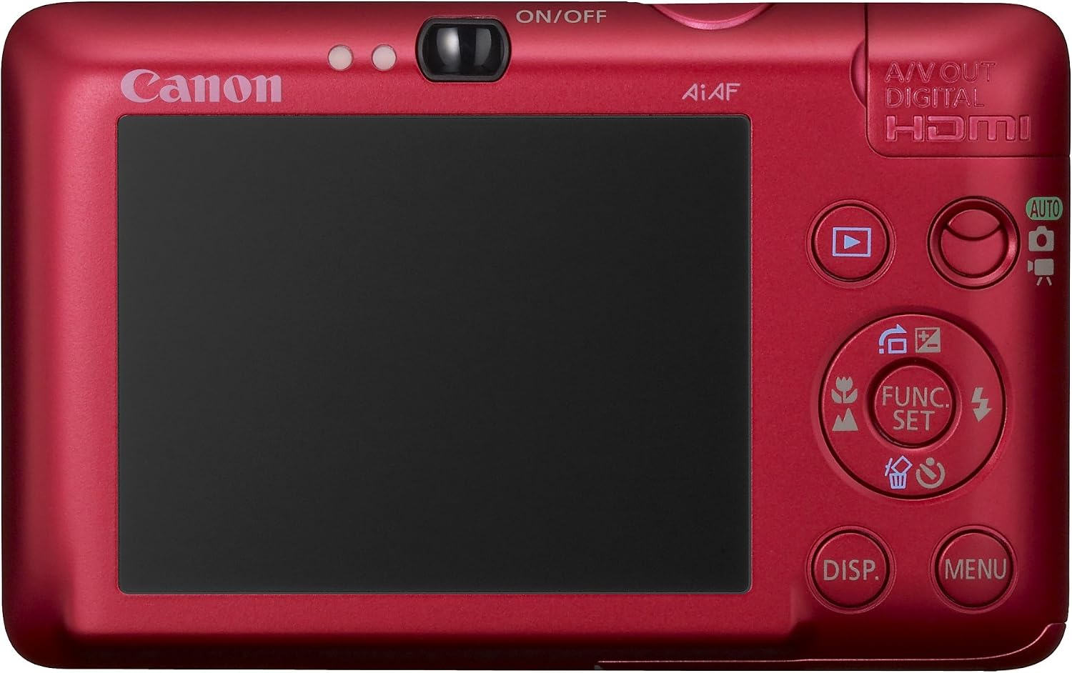 Canon PowerShot SD780IS 12.1 MP Digital Camera with 3x Optical Image Stabilized Zoom and 2.5-inch LCD (Deep Red)
