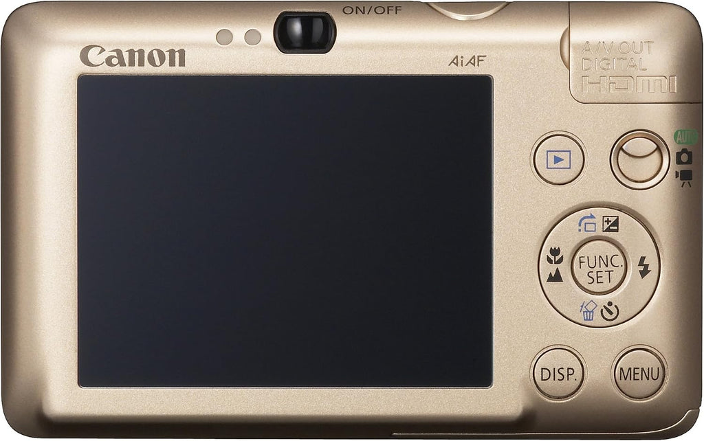 Canon PowerShot SD780IS 12.1 MP Digital Camera with 3x Optical Image Stabilized Zoom and 2.5-inch LCD (Gold)