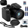 Minolta MN40Z 20MP Digital Camera – 40x Optical Zoom, 1080p FHD Video, 3.0' LCD, Wi-Fi, Face/Smile/Blink Detection – Black