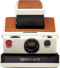 Polaroid SX-70 Land Camera Model 2 – Vintage Instant Film Camera (White Body, Brown Leather) | Manual Focus, Foldable Design, Works with SX-70 Film (Renewed)