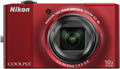 Nikon Coolpix S8000 14.2 MP Digital Camera with 10x Optical Vibration Reduction (VR) Zoom and 3.0-Inch LCD (Red)