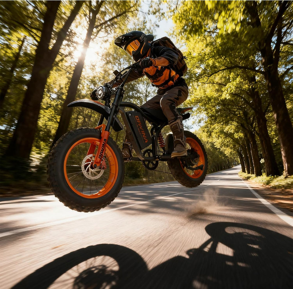 Electric Bike for Adults-3000W/5000W Peak, 60V 32/36AH Battery, 40/45MPH 100 Miles Long Range Ebike, Fat Tire 20Inch, 7-Speed Hydraulic Brake, Electric Dirt Bike Snow Commuter