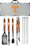 NCAA Siskiyou Sports Fan Shop Tennessee Volunteers Steel Tailgater BBQ Set w/Case 8 piece Gray