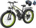 Electric Bike for Adults, 2000W Peak Motor E Bikes, 26' Fat Tire Electric Mountain Bike, 32 MPH Electric Bicycle, 48V 17.5Ah (840Wh) Removable Battery, UL2849 Certified