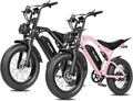 ESKUTE V200 Electric Dirt Bike for Adults,52V20.8Ah Battery,20' x4.0 Fat Tire,32MPH,NFC Unlock Color Display,7-Speed Dual Suspension,Dirt E-Bike,80 Miles, Streamlined Frame, E-Bike for Youth & Adults