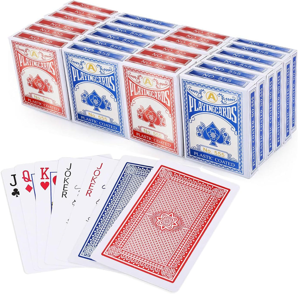 The Dreidel Company Playing Cards Deck, 2.25 Inch x 3.5 Inch (144-Pack)