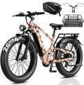 Jasion Thunder/PRO/ST Electric Bike,2000W/1800W Peak Ebikes for Adults,26''Fat Tire Best Ebike for Men,90/80 Miles with 1040Wh/864Wh Battery,35/30+MPH Max Speed Bicycles,500/400LB Capacity