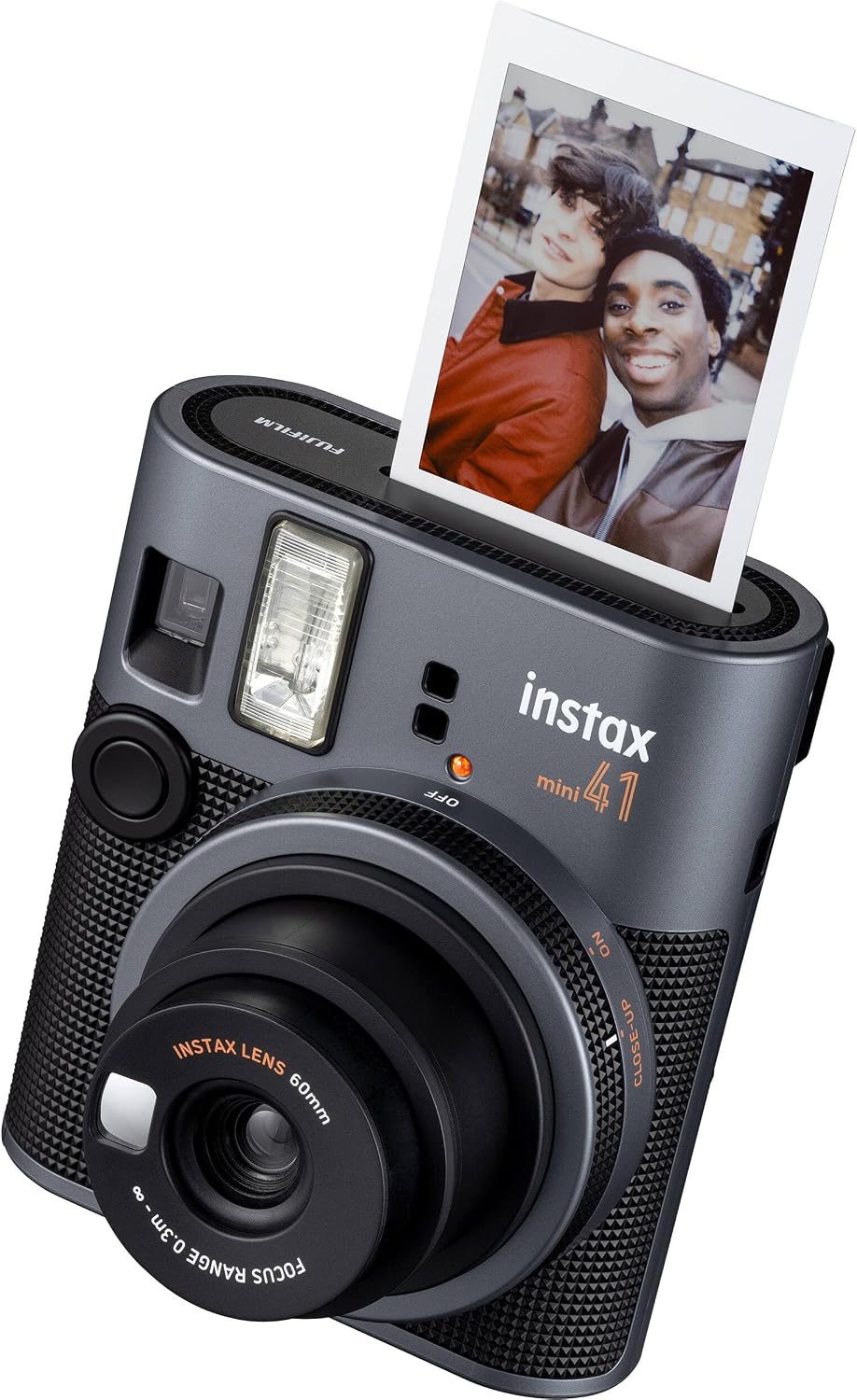 Fujifilm Instax Mini 41 Instant Camera Bundle with 40 Sheets Film, Carrying Case, Photo Album, AA Rechargeable Batteries & Charger, Accessories