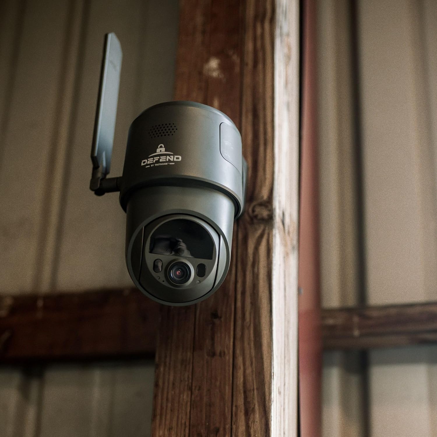 TACTACAM – Defend 360 Cellular Security Camera, 4K Photos, 1080p Video, Solar + Rechargeable Battery, 360° Pan/Tilt/Zoom, LTE Cellular, Motion Alerts, Weather Resistant