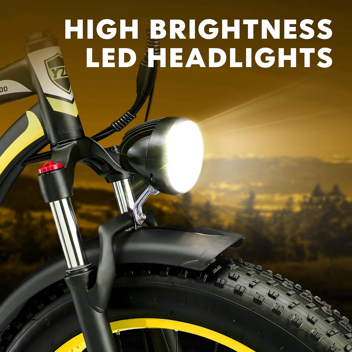 Electric Bike for Adults, 2000W Peak Motor E Bikes, 26' Fat Tire Electric Mountain Bike, 32 MPH Electric Bicycle, 48V 17.5Ah (840Wh) Removable Battery, UL2849 Certified