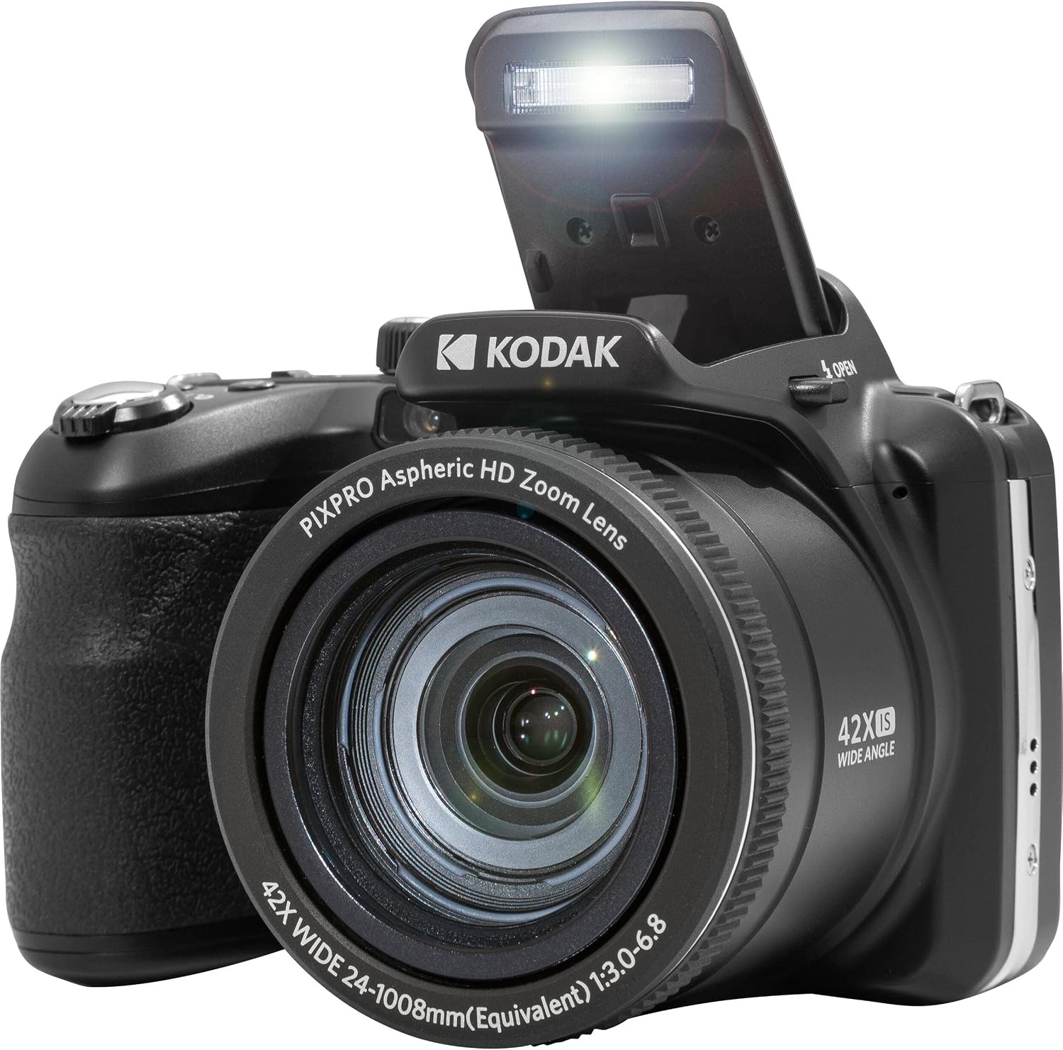 Kodak PIXPRO AZ425 Digital Camera Bundle with 32GB Memory Card, Camera Case (Black), Battery, Charger, USB Card Reader, Table Tripod, Accessories (Black)