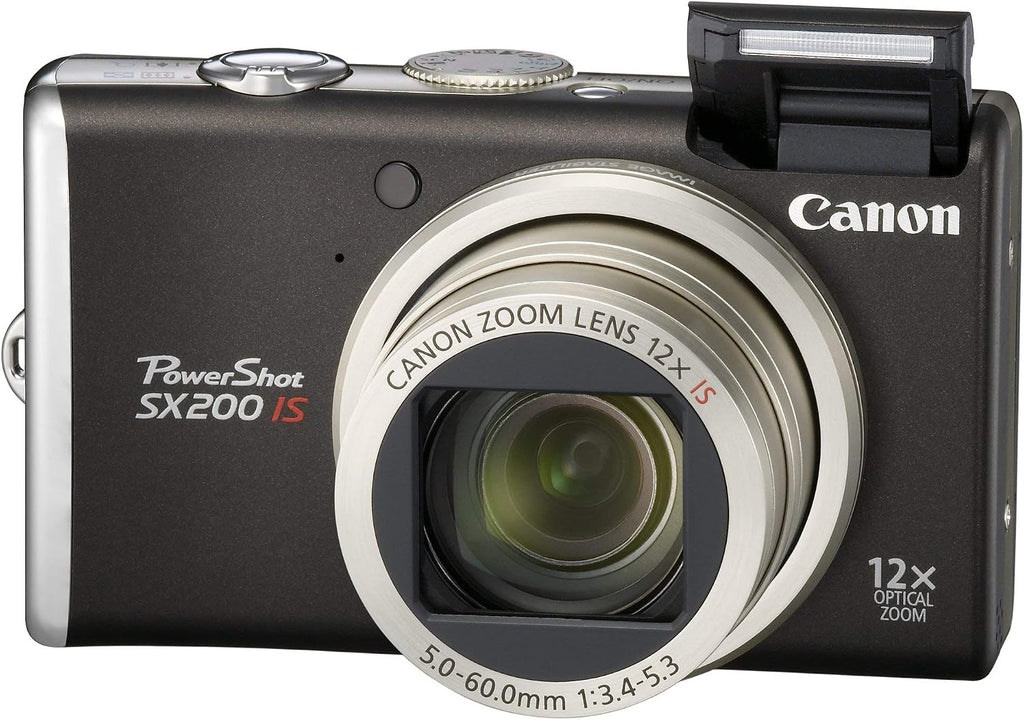 Canon PowerShot SX200IS 12 MP Digital Camera with 12x Wide Angle Optical Image Stabilized Zoom and 3.0-inch LCD (Black)