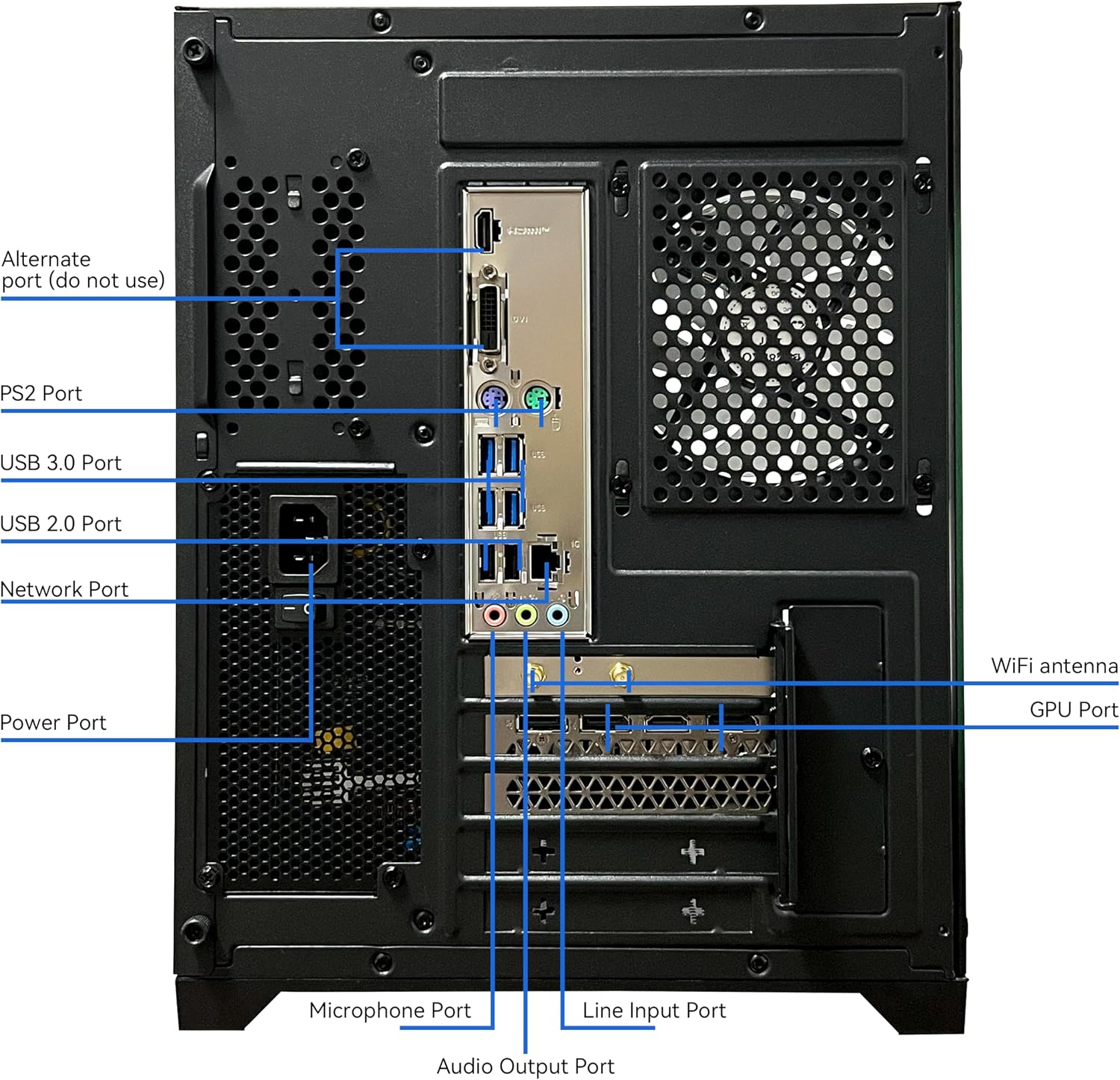 SKYESEV Gaming Desktop Computer PC,AMD Ryzen 5 5600,RTX3050 6GB,32GB DDR4 RAM and 1TB M.2 NVMe PCle,ARGB Fan,WiFi,Game Design Office Console,Sea View Room, Gaming PC Tower