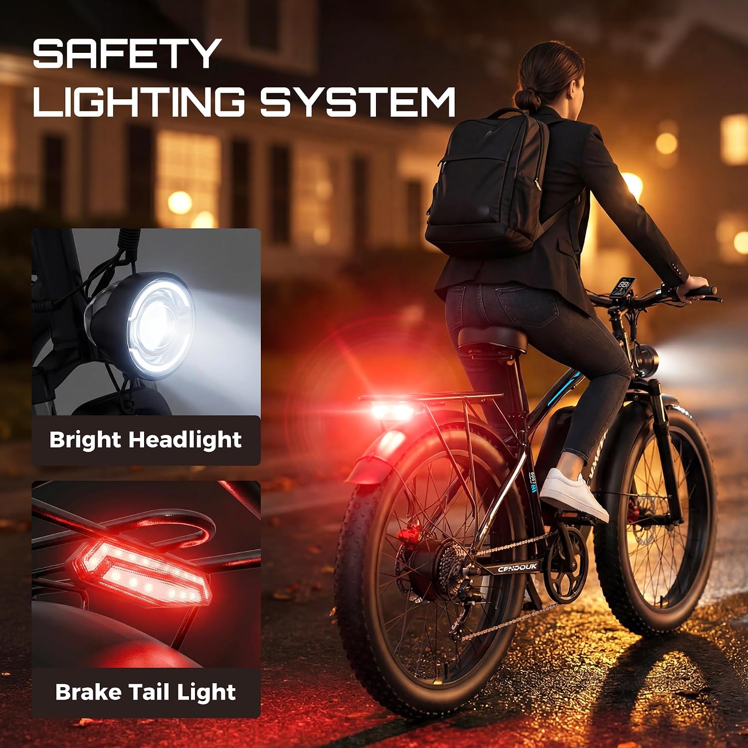 Peak 9000W 52V Dual Motor Ebike 40-47MPH Ebike for Adults 34AH Battery 105 Miles Range 24 Inch Fat Tire Commuter Mountain Dirt Electric Bike for All Terrain