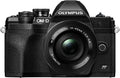 OM SYSTEM Olympus E-M10 Mark IV Black Micro Four Thirds System Camera M.Zuiko Digital ED 14-42mm F3.5-5.6 EZ kit 20MP Sensor 5-Axis Image Stabilization 4K Video Wi-Fi