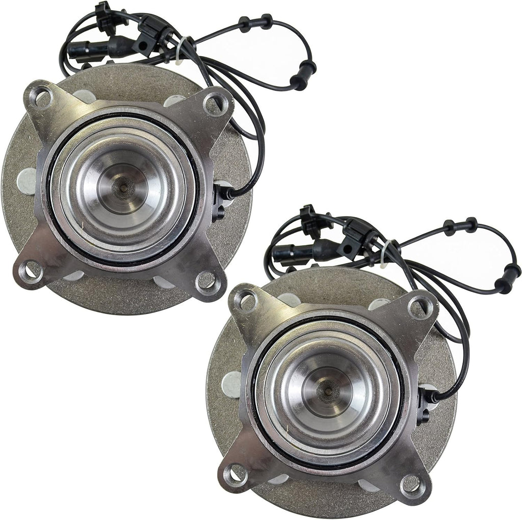 TRQ Front Left and Right Wheel Bearing and Hub Assembly Set 2 Piece Compatible with 2002-2006 Ford Expedition Rear Wheel Drive 2002-2006 Lincoln Navigator Rear Wheel Drive
