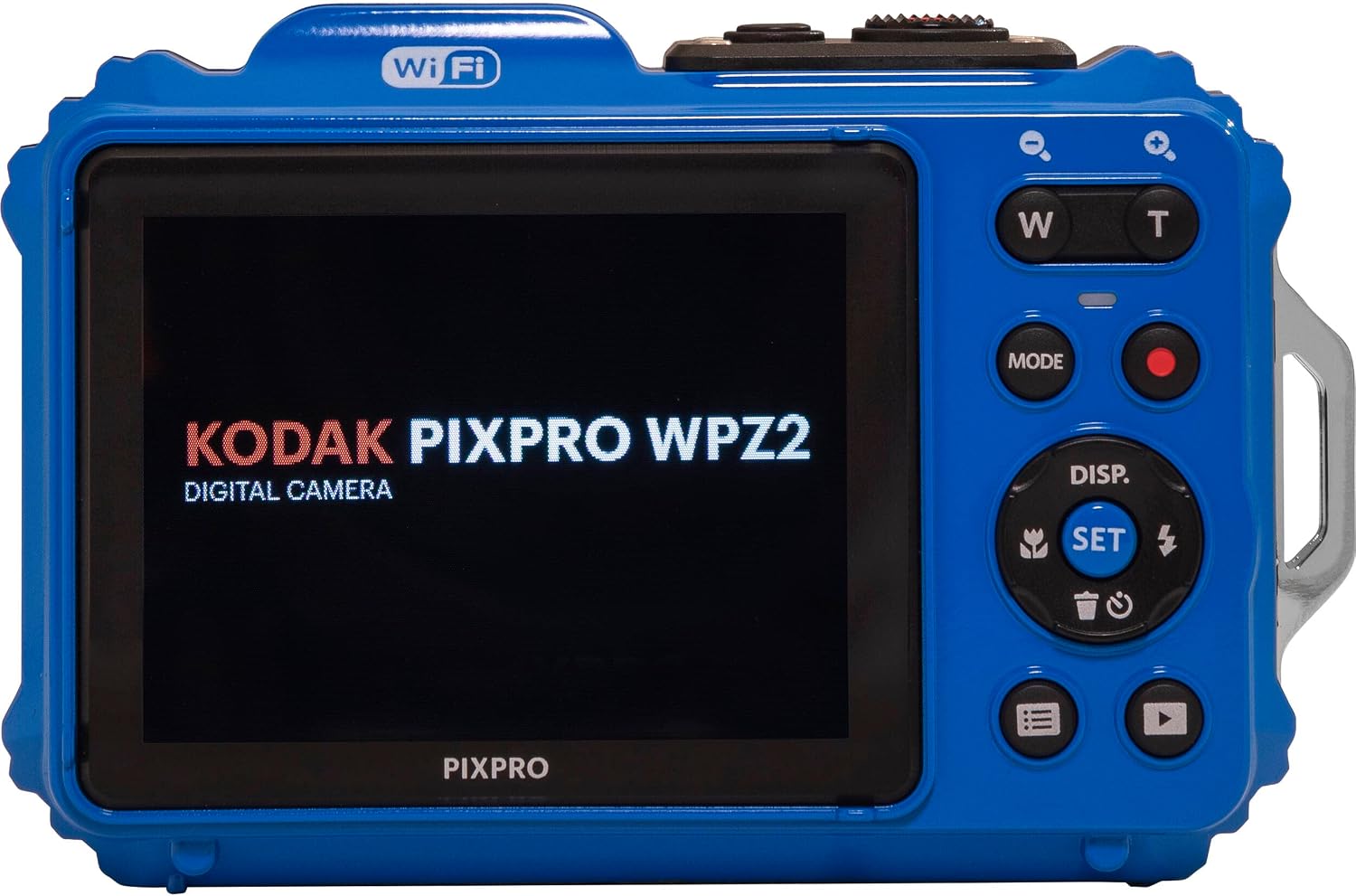 Kodak PIXPRO WPZ2 Digital Camera + Black Point & Shoot Case + 32GB microSDHC Card (Blue)